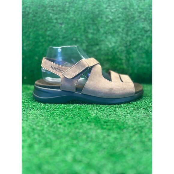 Mephisto Brown Leather Comfort Strappy Sandals Size EU 40 US 10 M Women’s - Picture 2 of 10